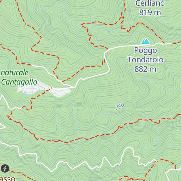 Map of Bivacco Il Frassino