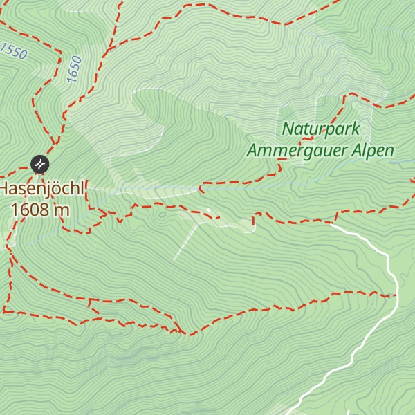 Map of Roßalm-Diensthütte