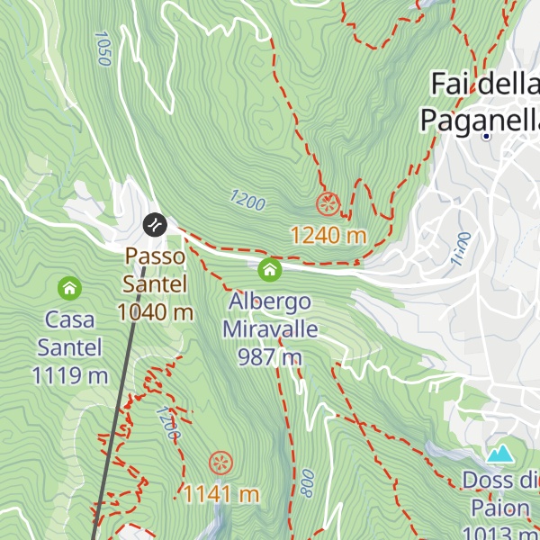 Map of Albergo Miravalle