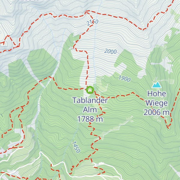 Map of Tablander Alm