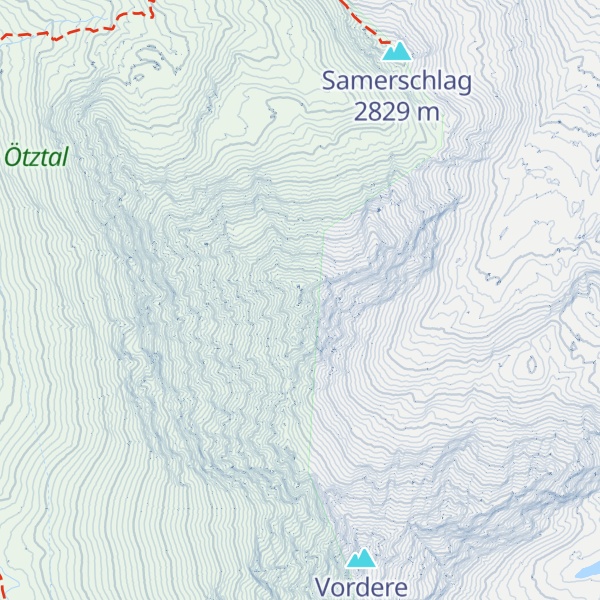 Map of Zwieselbacher Grieskogel