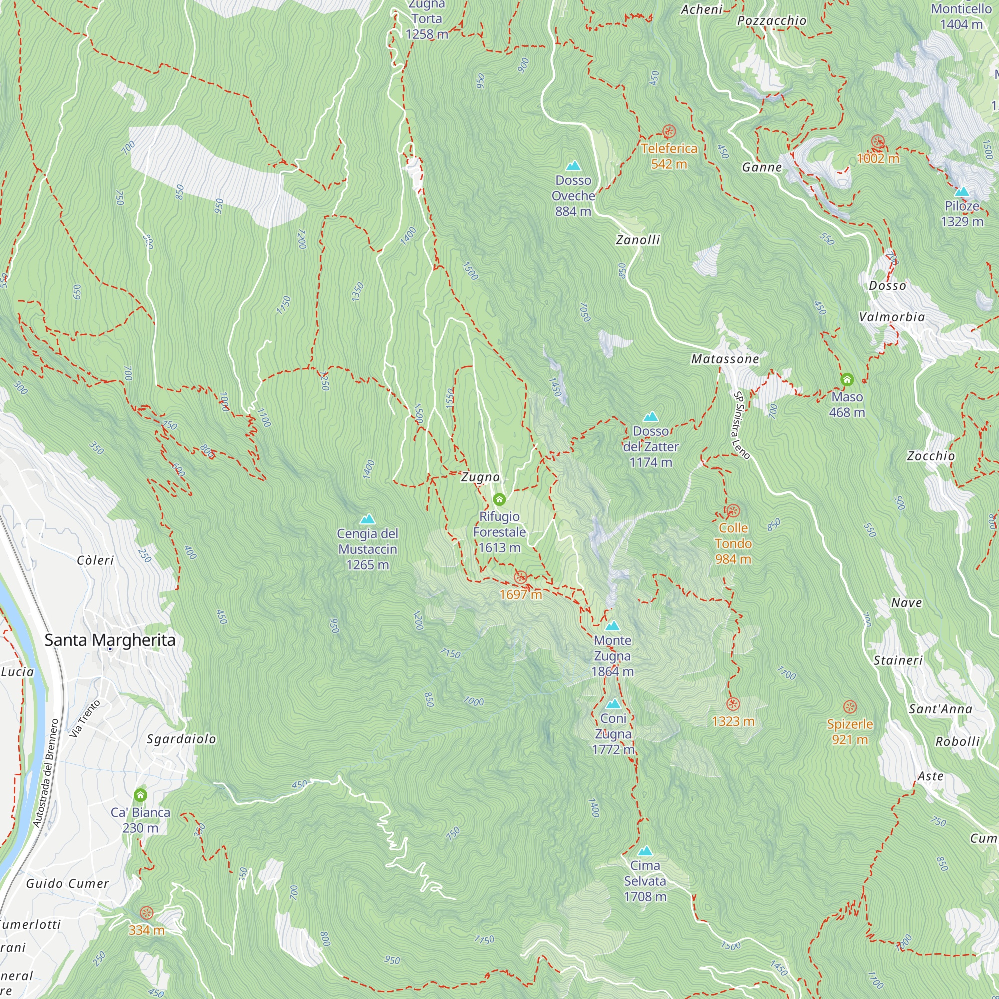 Rifugio Forestale map