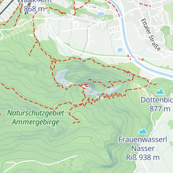 Map of Kofel