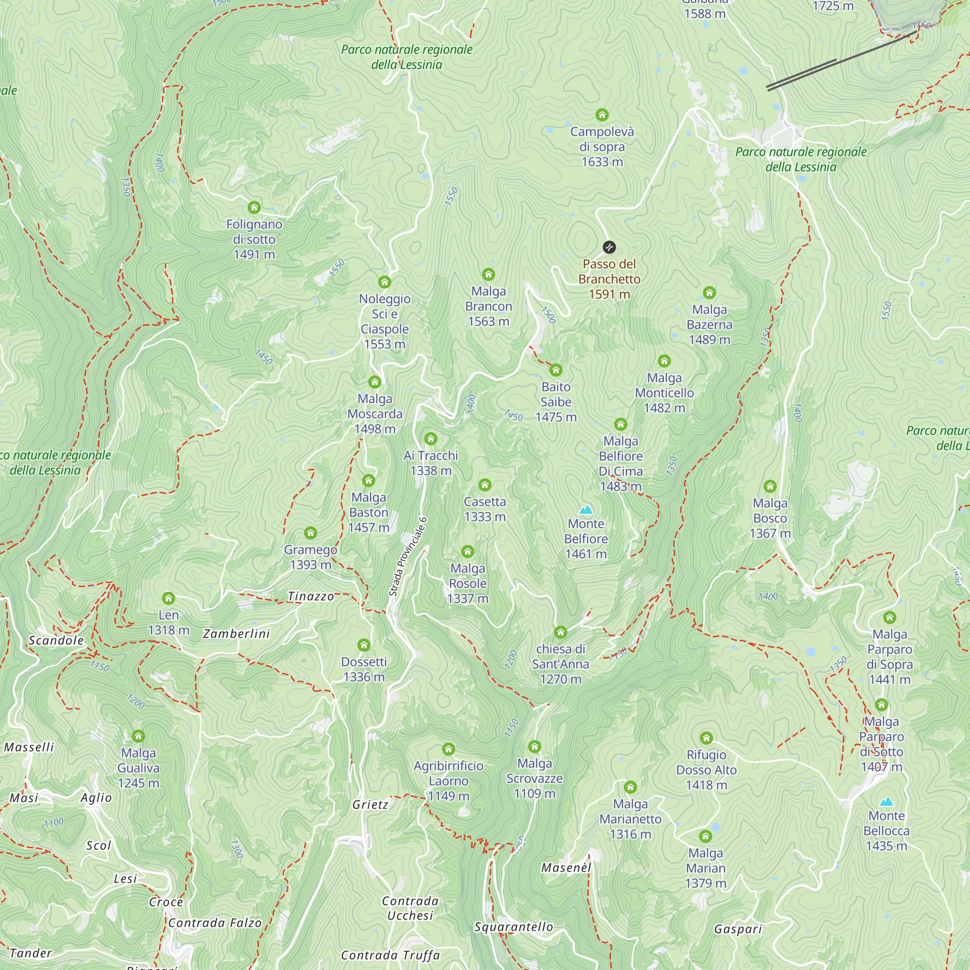 Casetta map