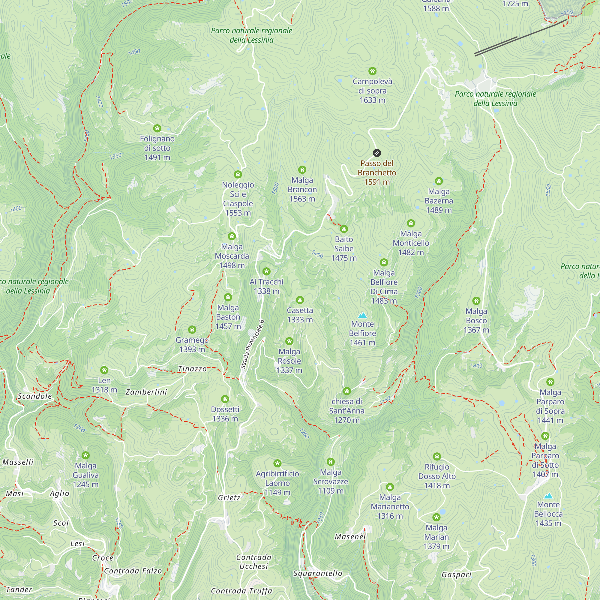 Casetta map