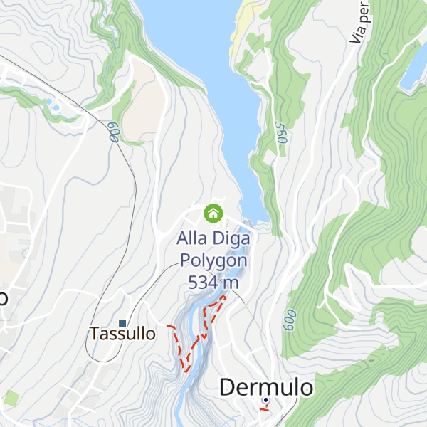 Map of Alla Diga Polygon