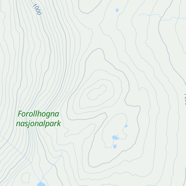Map of Måstjønnskarven