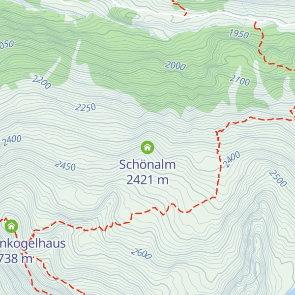 Map of Schönalm