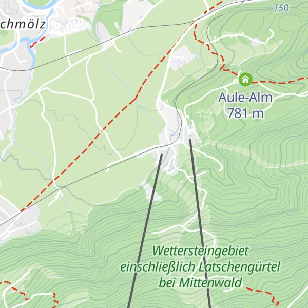 Map of Toni Alm