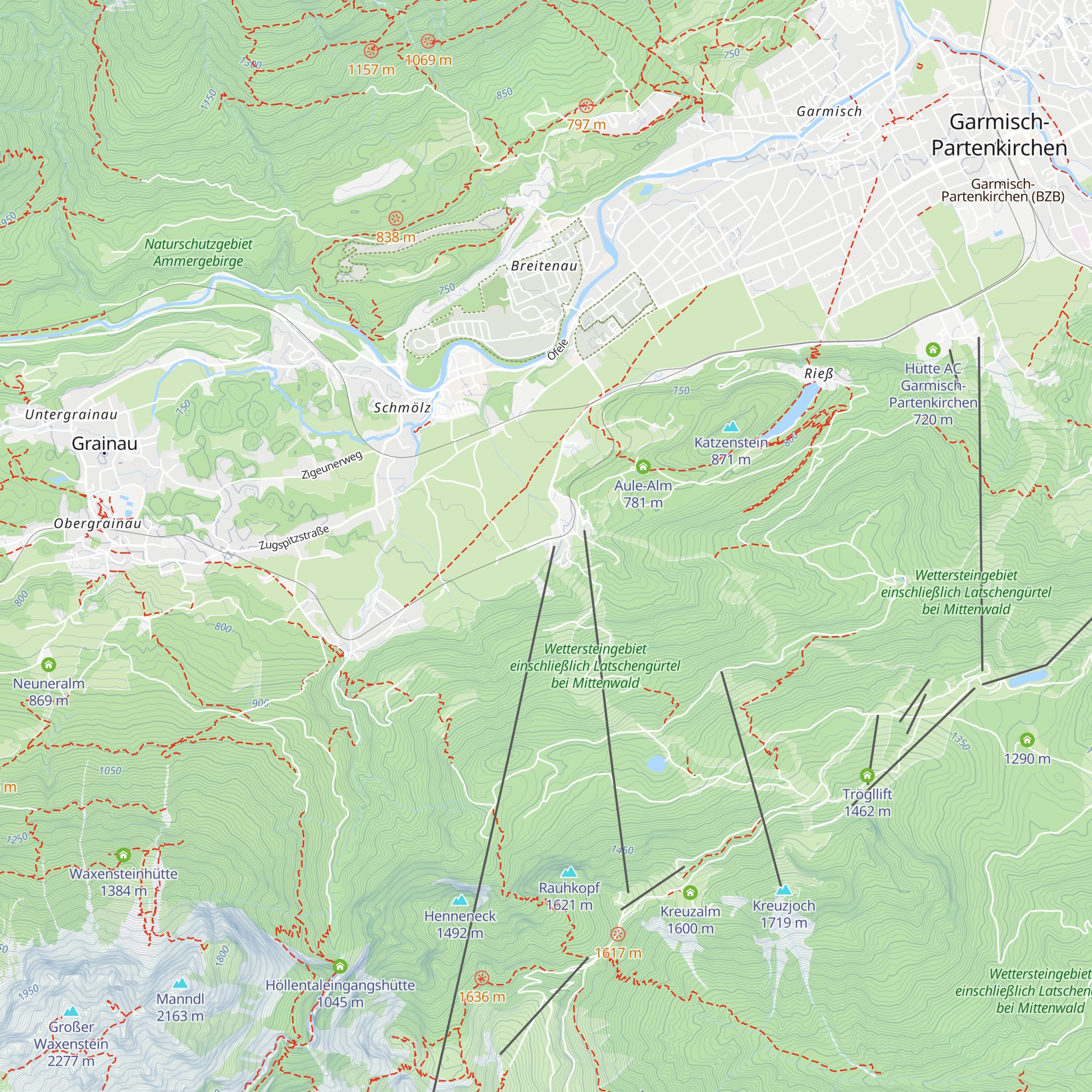 Toni Alm map