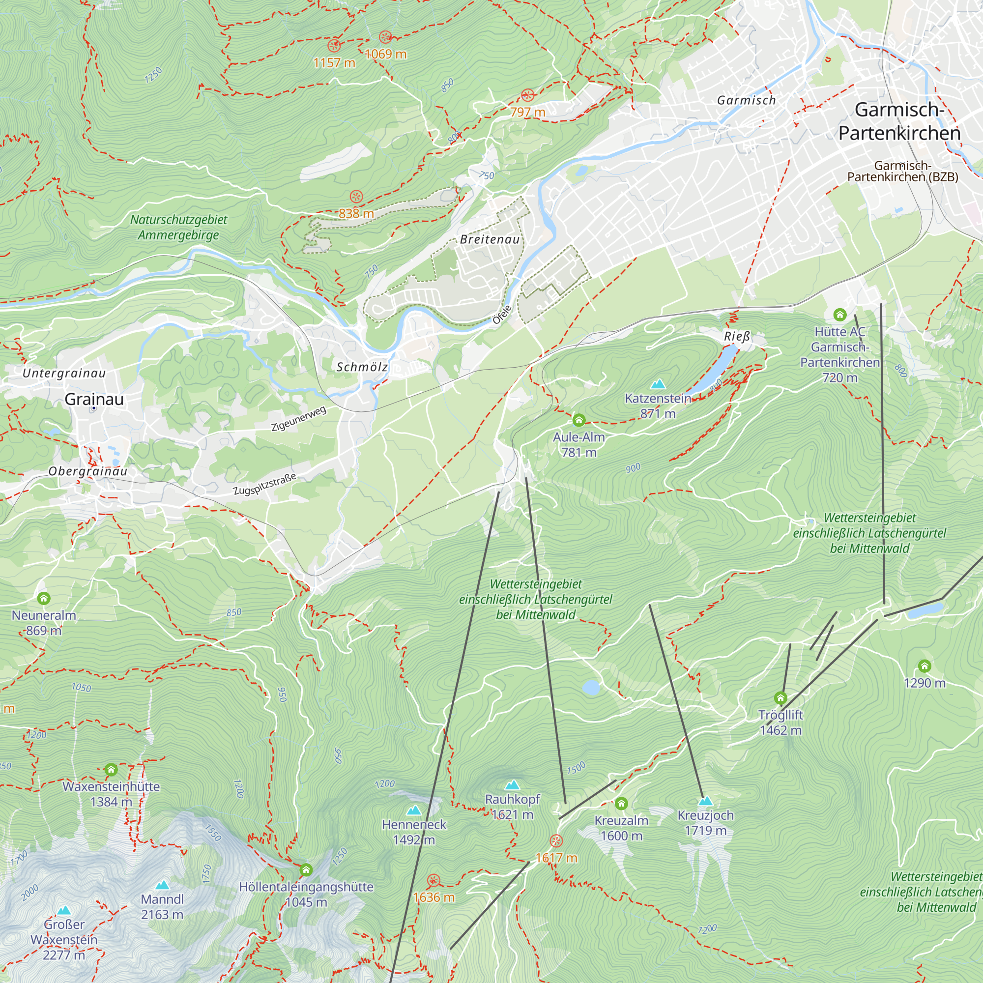 Toni Alm map