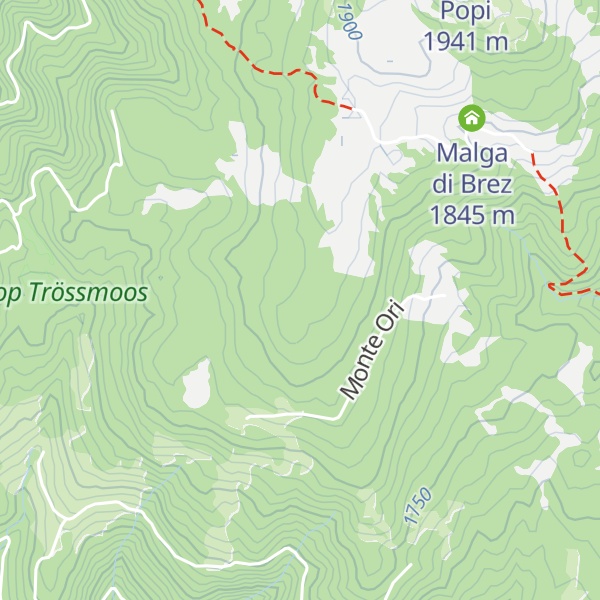 Map of Monte Ori