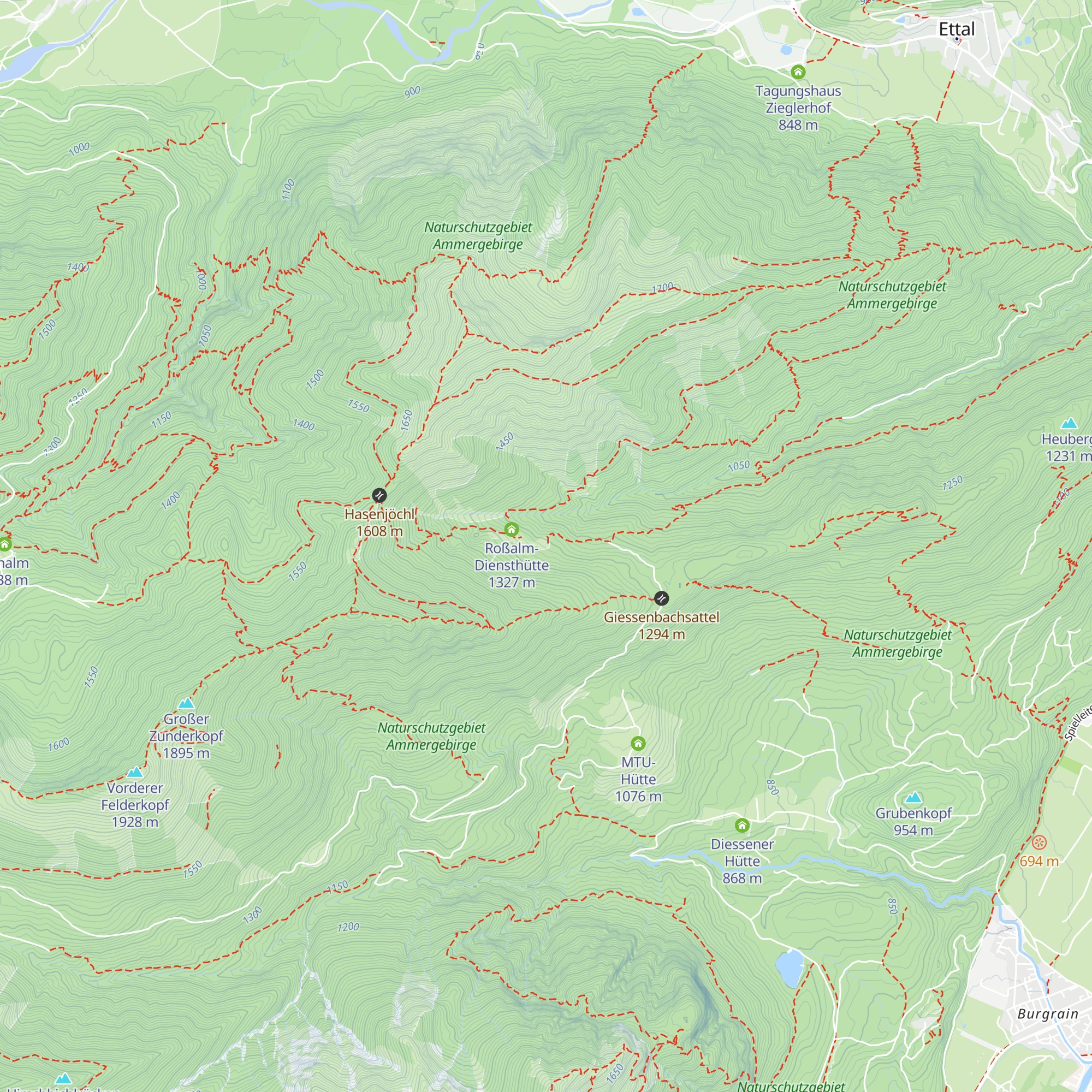 Roßalm-Jagdhütte map