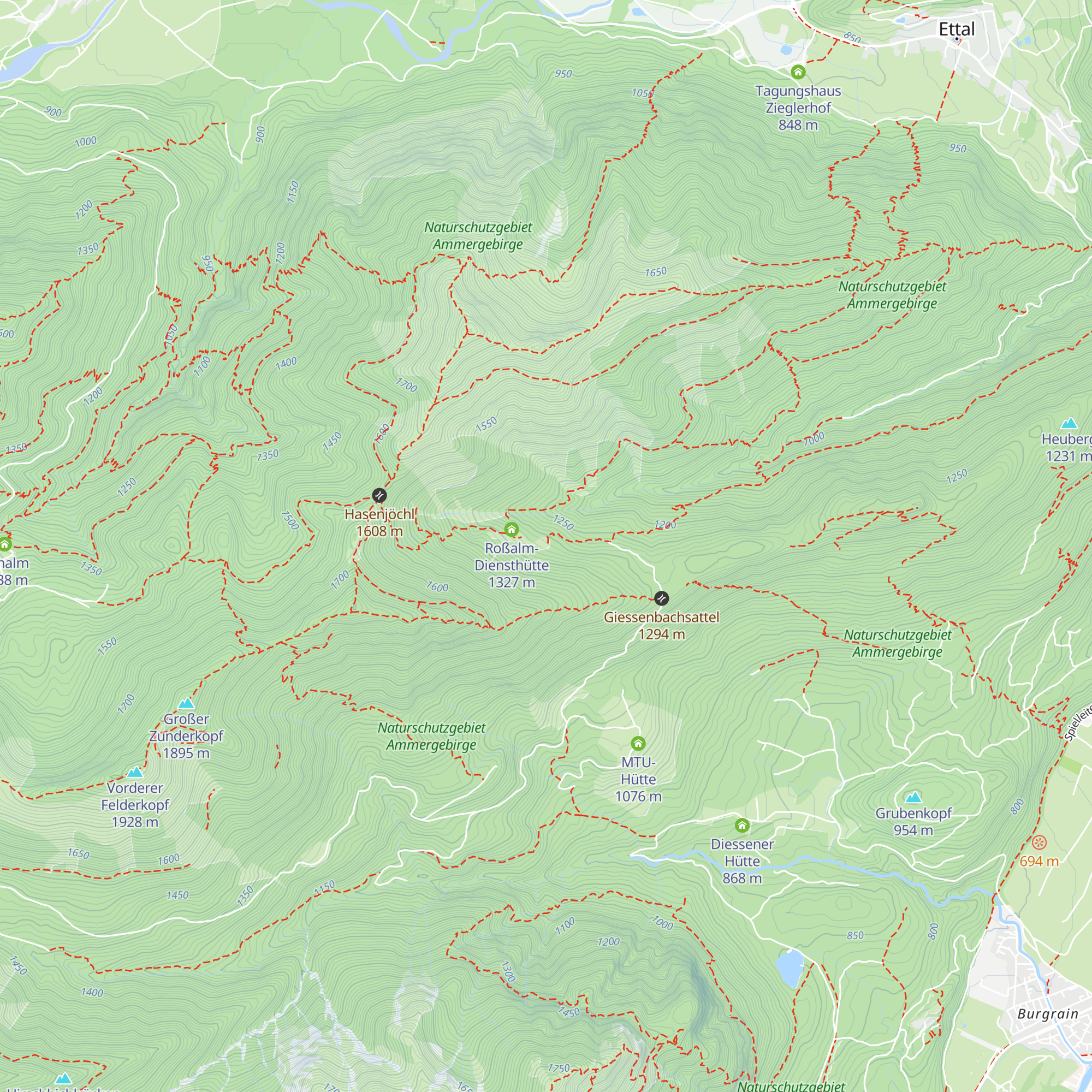 Roßalm-Jagdhütte map