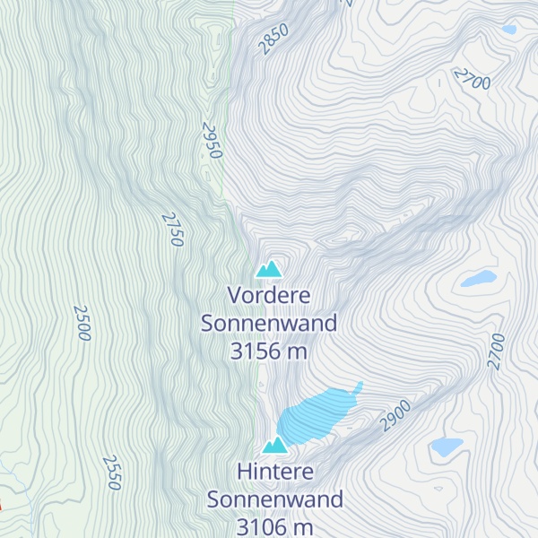 Map of Vordere Sonnenwand