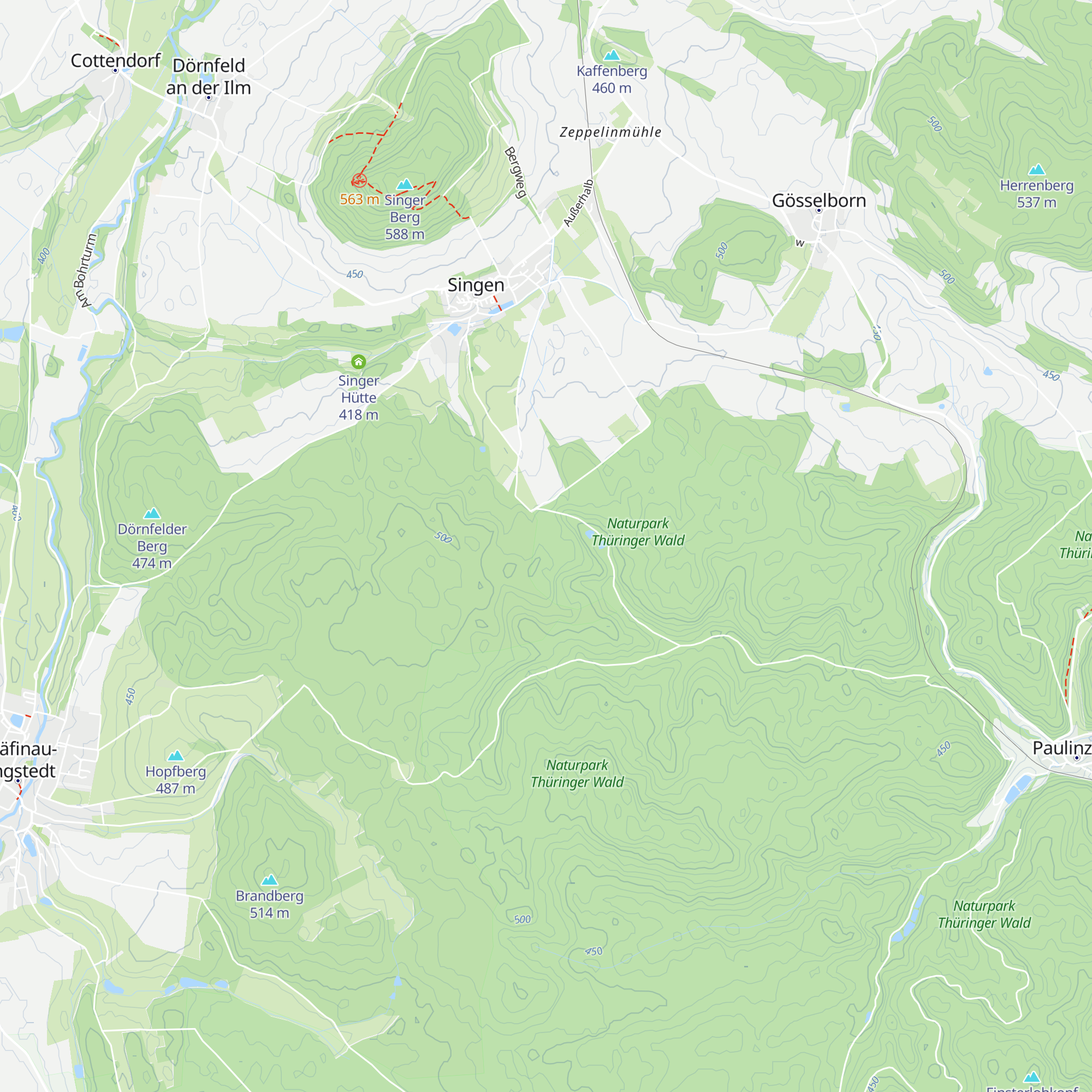 Griesheimer Hütte map