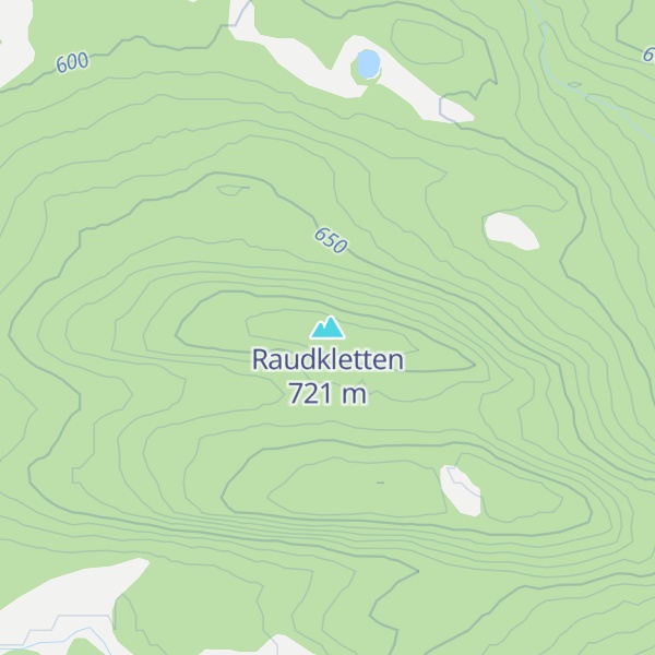 Map of Raudkletten