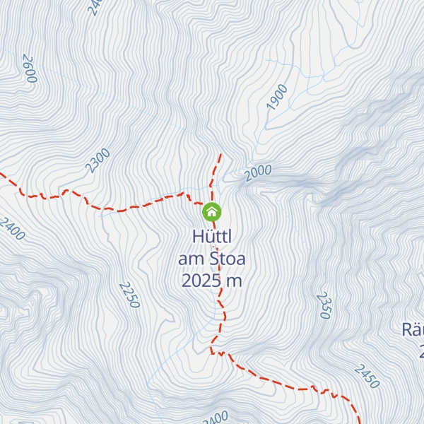 Map of Hüttl am Stoa