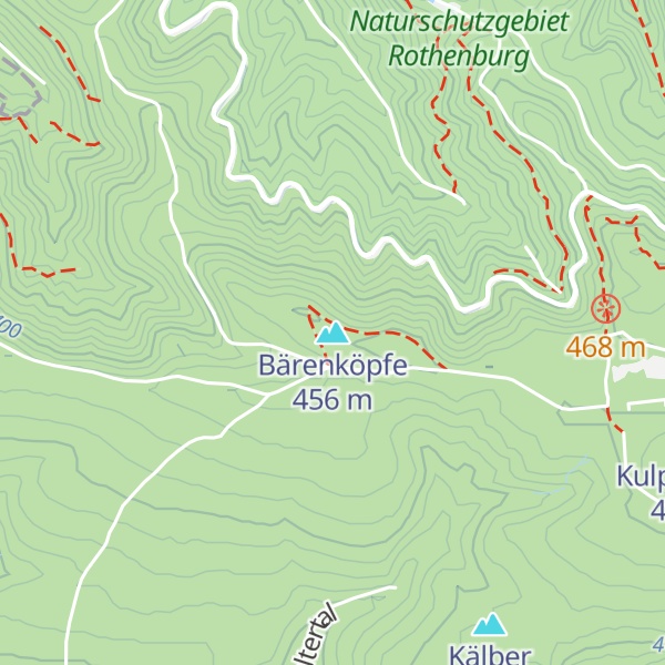 Map of Bärenköpfe