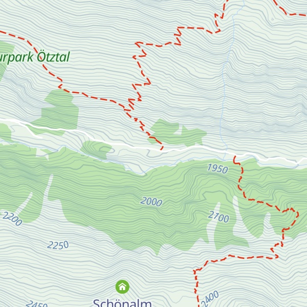 Map of Fiegls Gasthaus auf der Windachalm