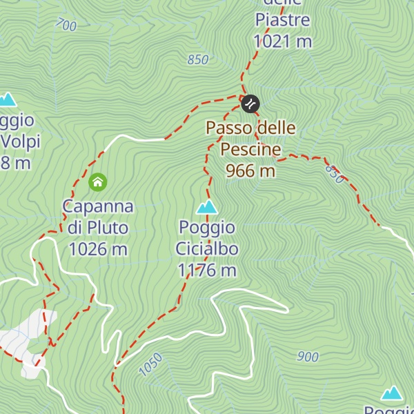 Map of Poggio Cicialbo