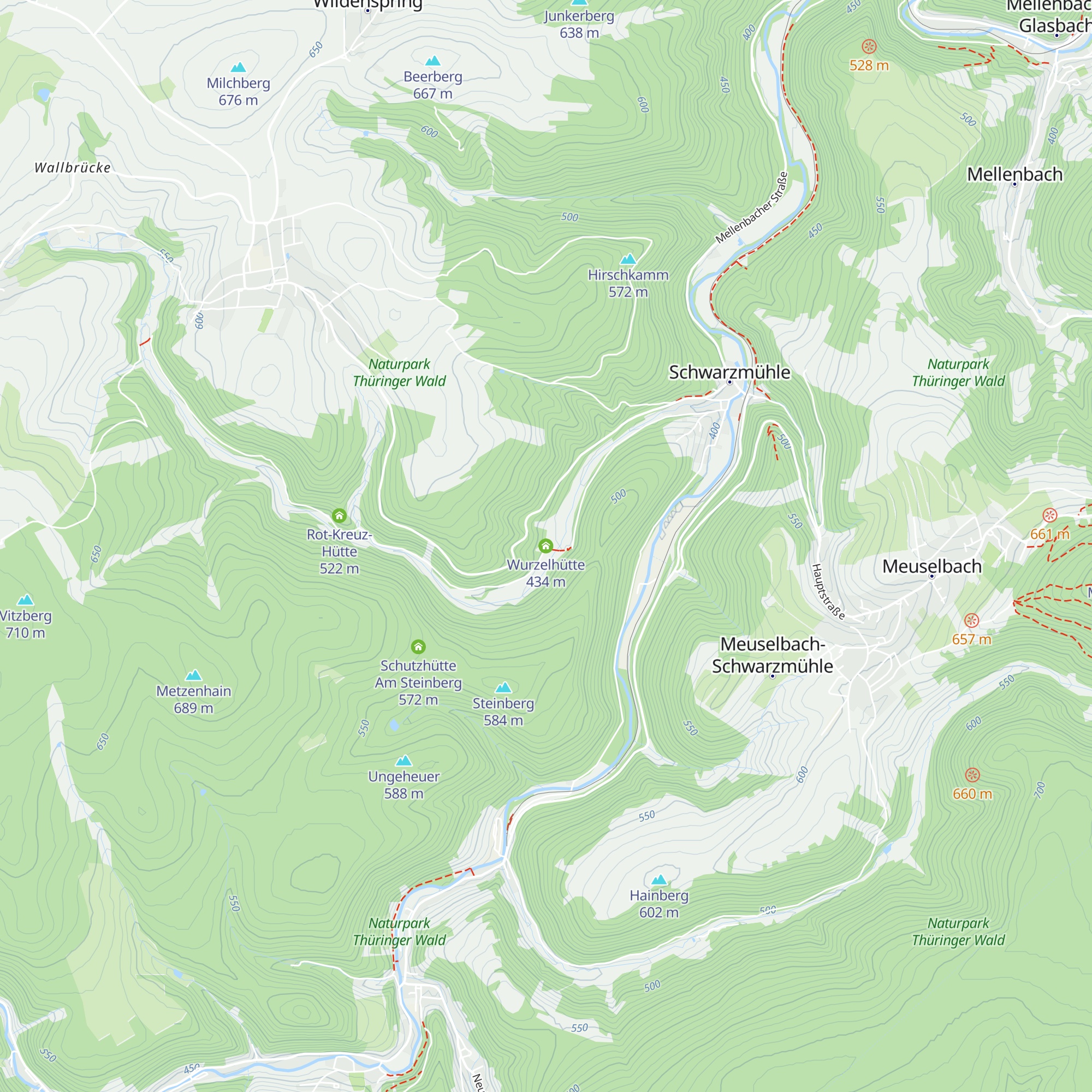 Wurzelhütte map
