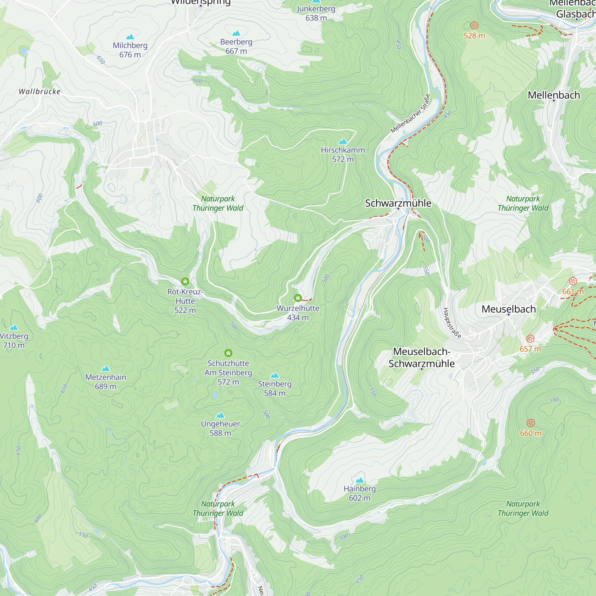 Wurzelhütte map