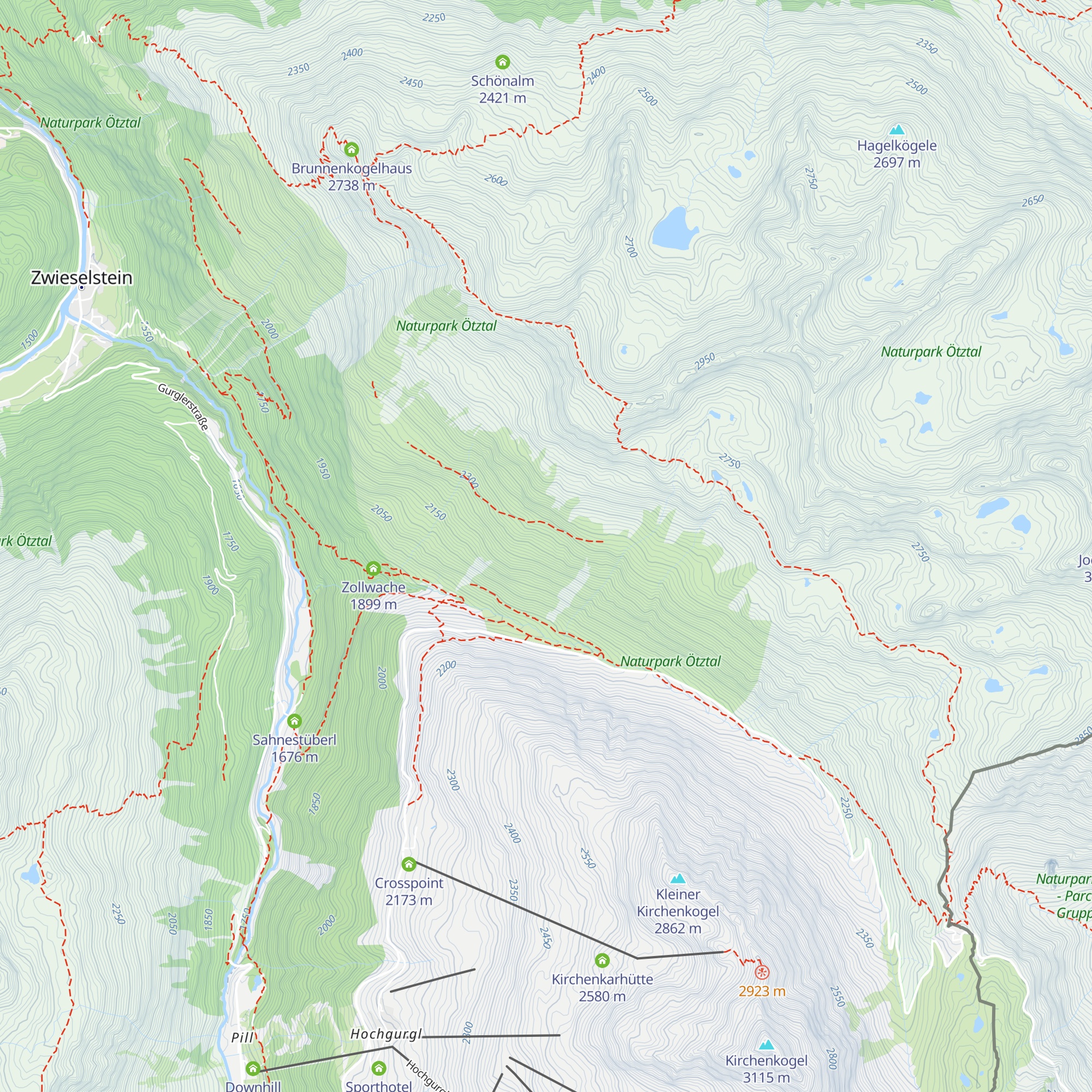 Timmelstalalm map