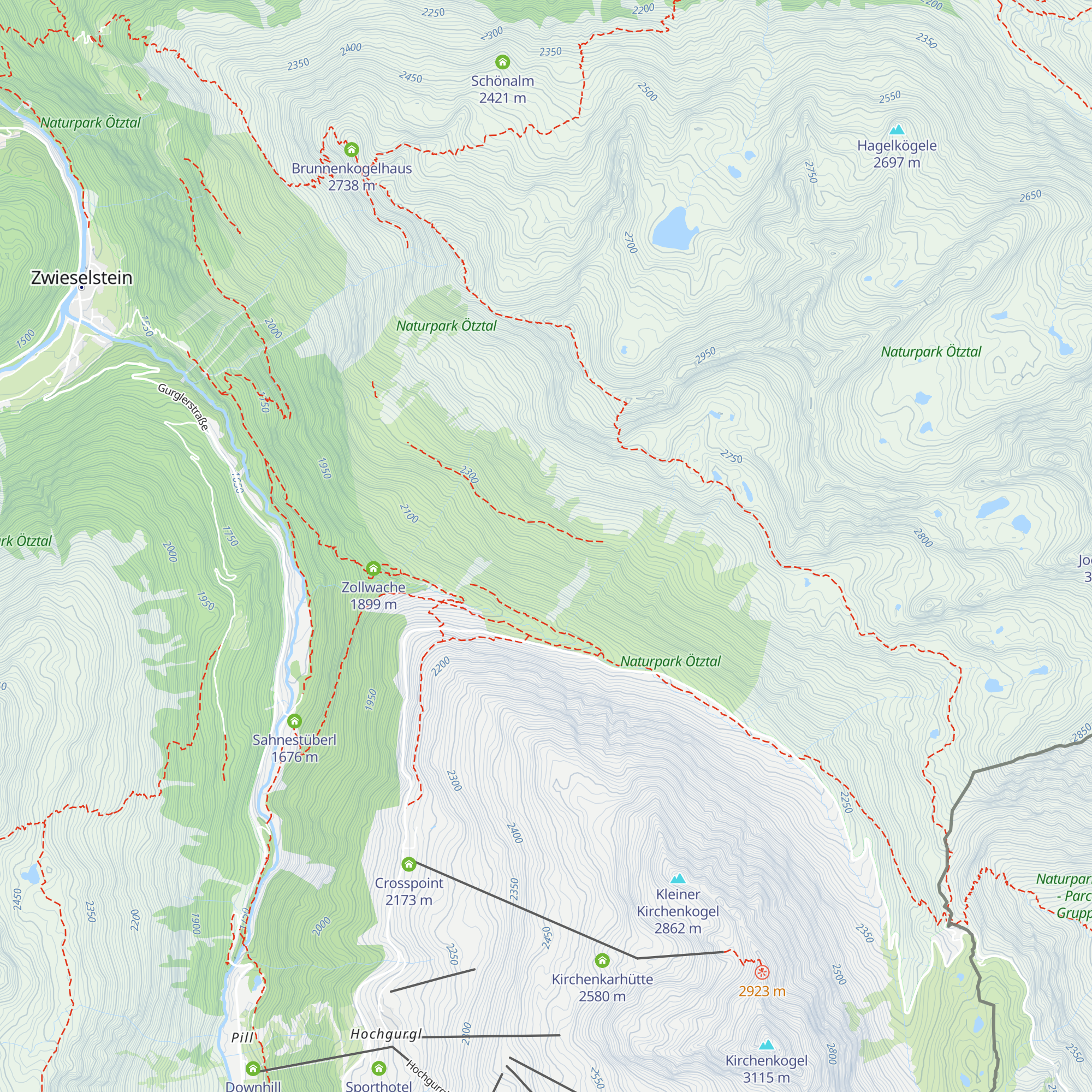 Timmelstalalm map