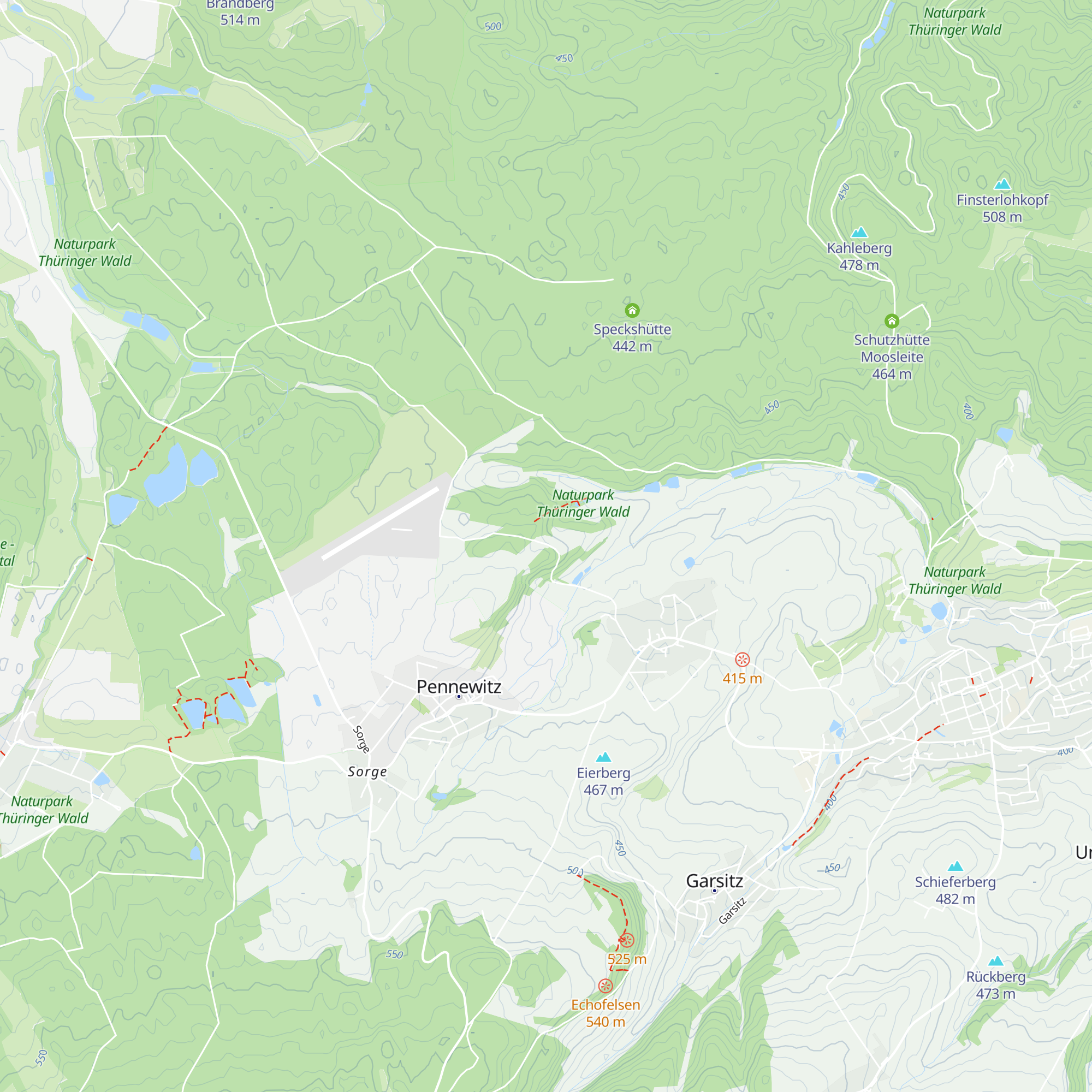 Maxhütte map