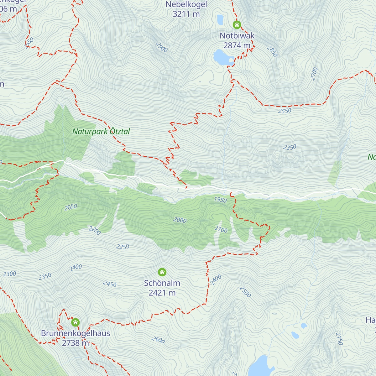 Windachalm map