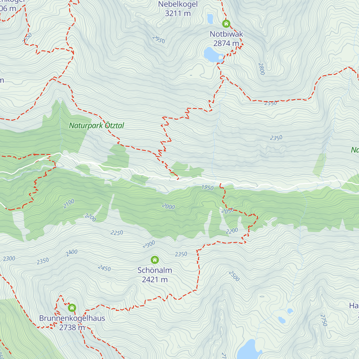 Windachalm map