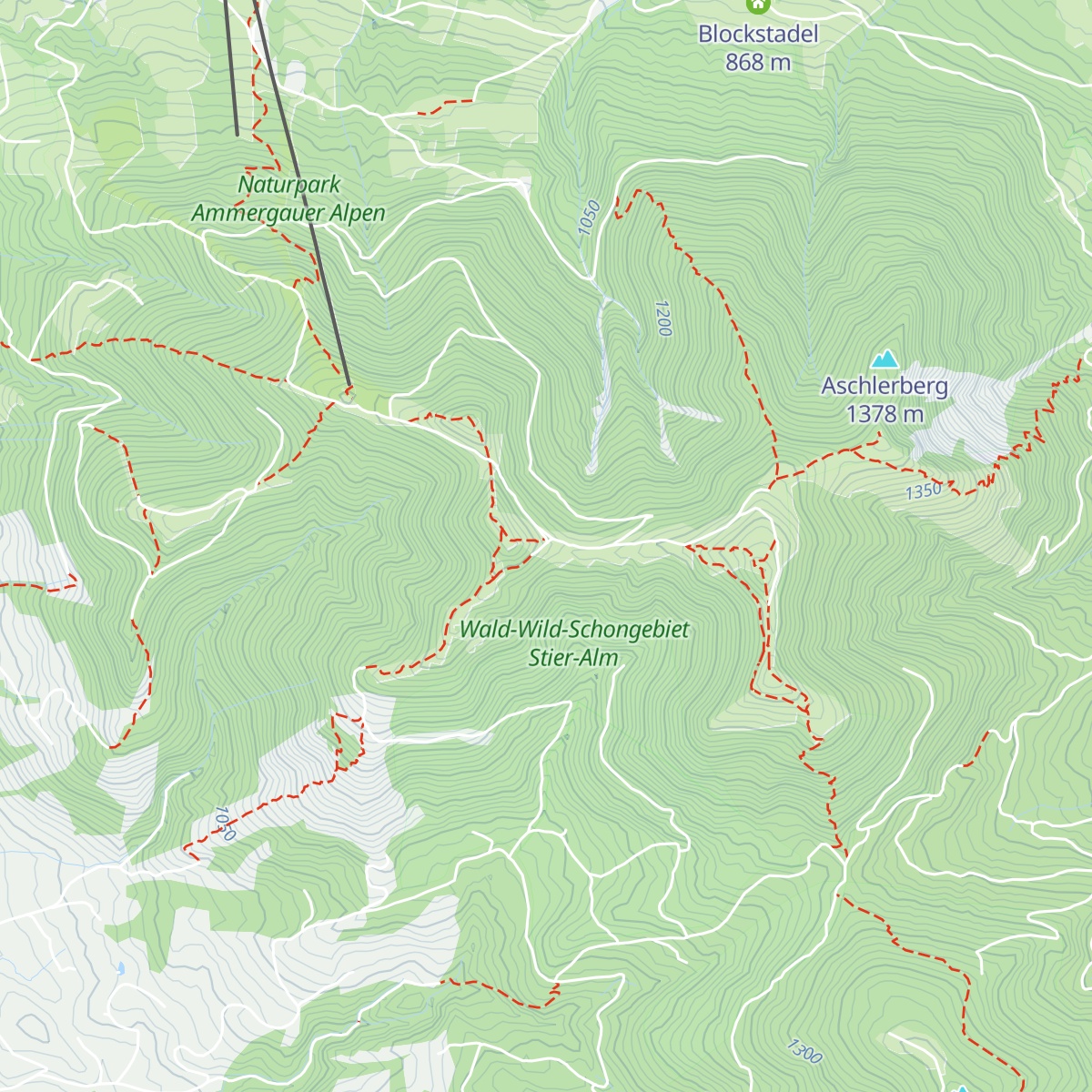Hörnlealm map