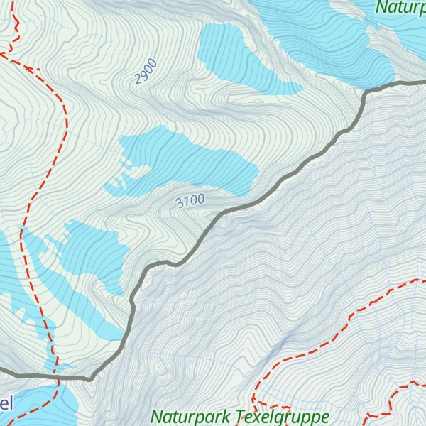 Map of Heuflerkogel - Monte del Cumulo