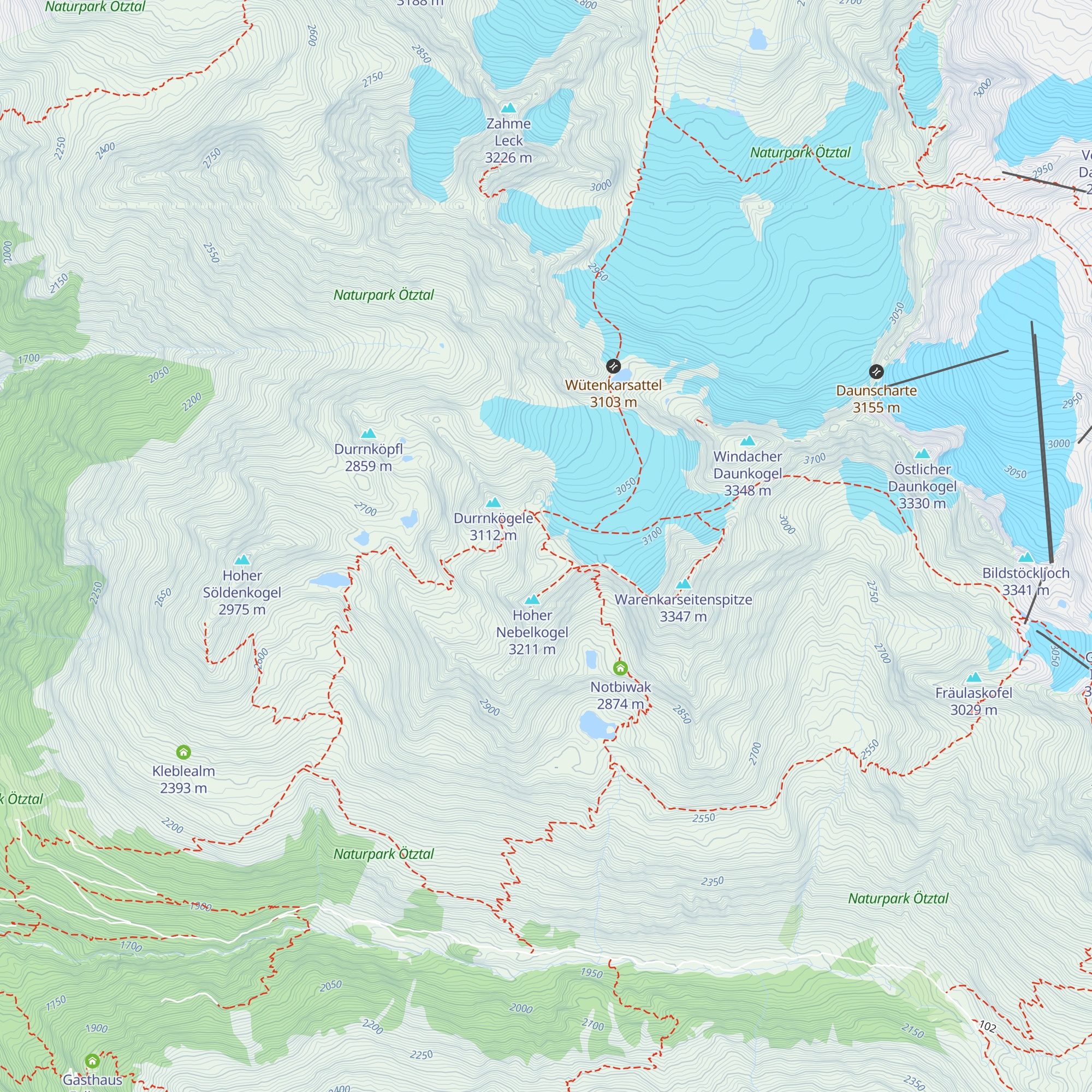 Winterraum map