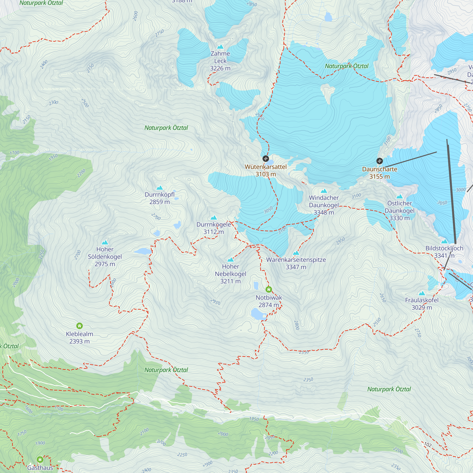 Winterraum map