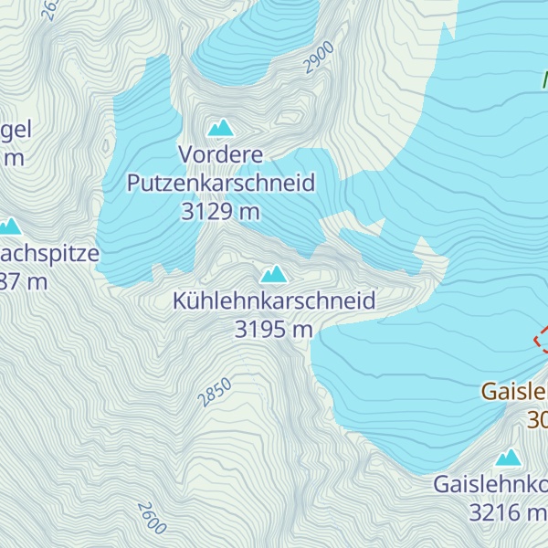 Map of Kühlehnkarschneid