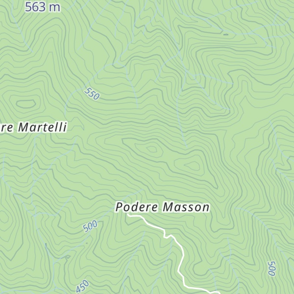 Map of Poggio Cusa