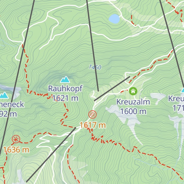 Map of Kreuzeckhaus