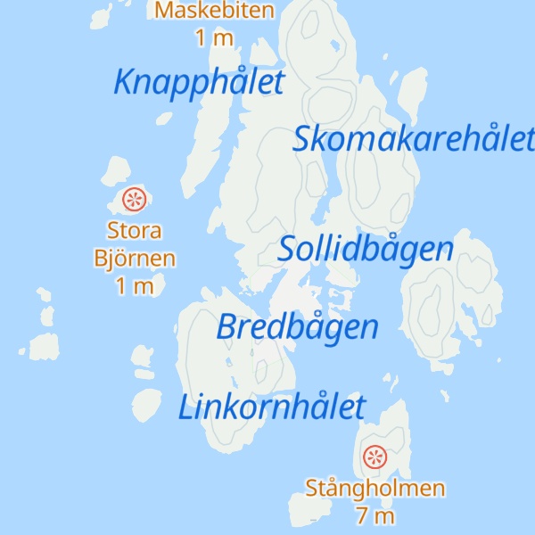 Map of Kompassberget