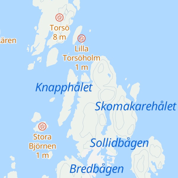Map of Husestadarna