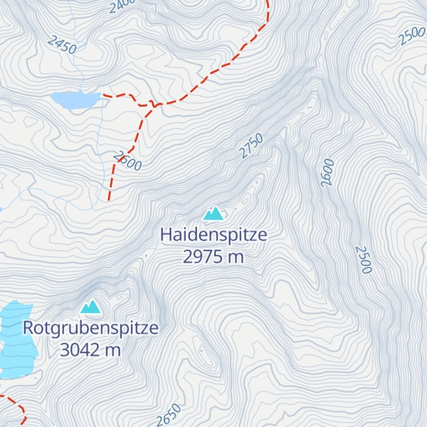 Map of Haidenspitze