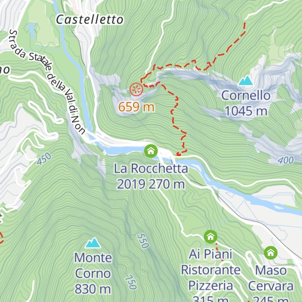 Map of La Rocchetta 2019