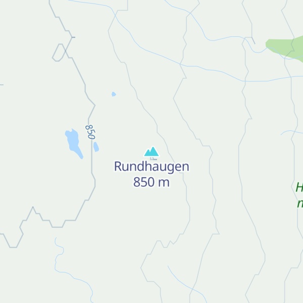 Map of Rundhaugen
