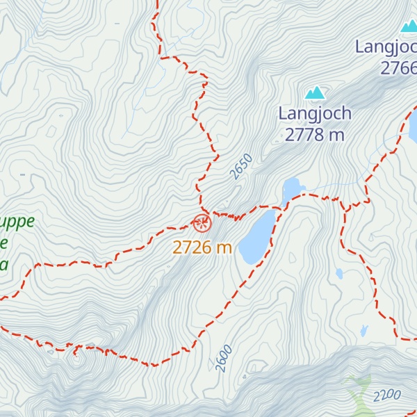 Map of Dr.-Eugen-Guido-Lammer-Biwak