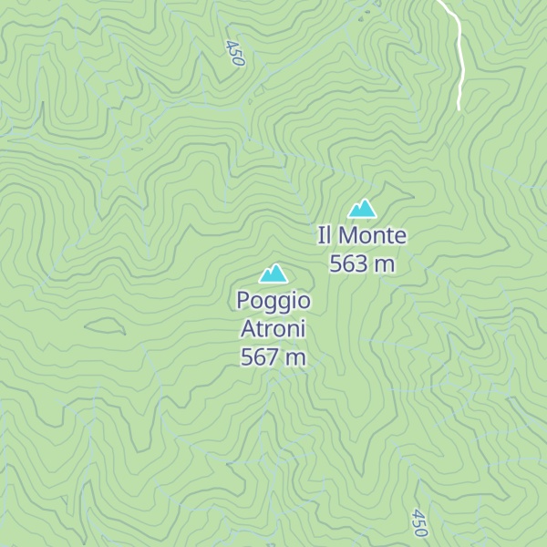 Map of Poggio Atroni