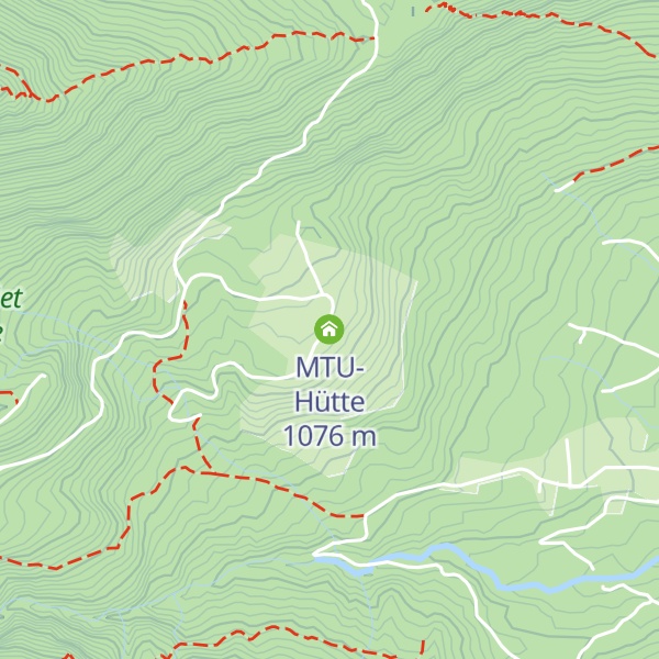 Map of MTU-Hütte