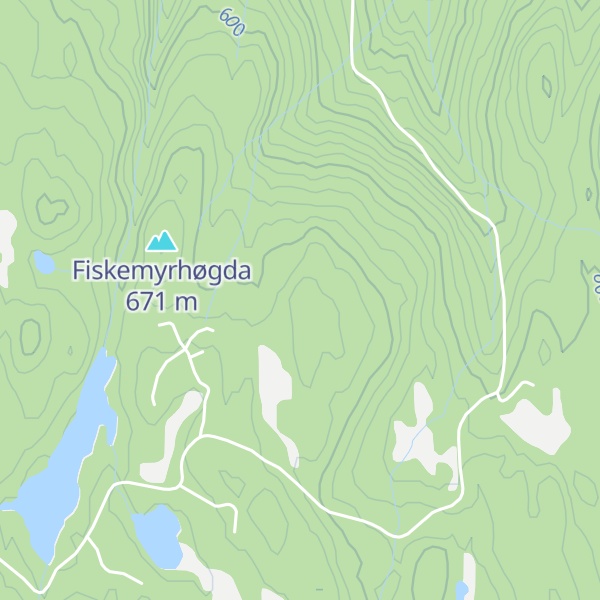Map of Nyhusdalshøgda