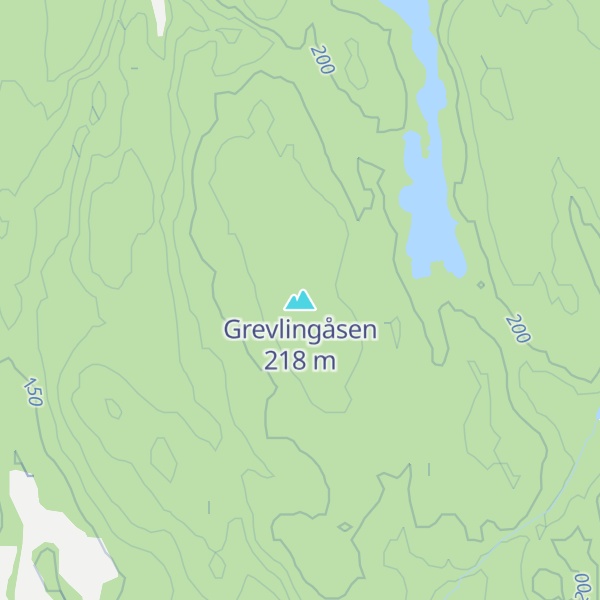 Map of Grevlingåsen