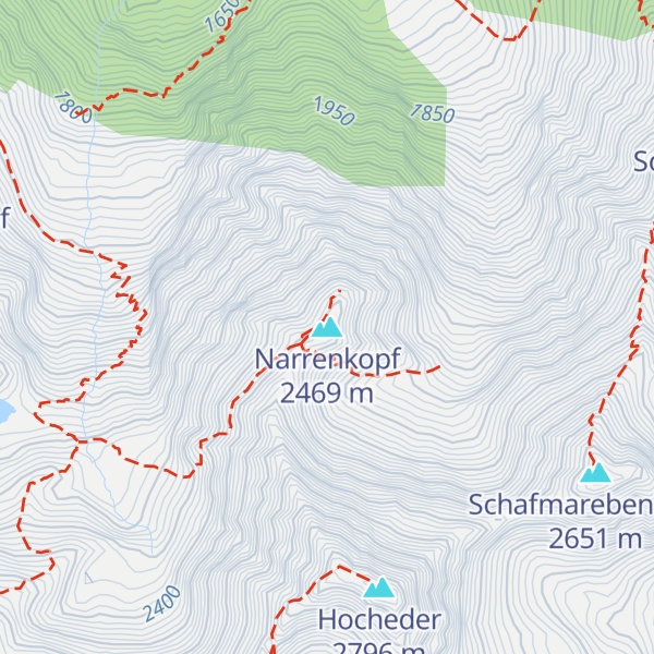 Map of Narrenkopf